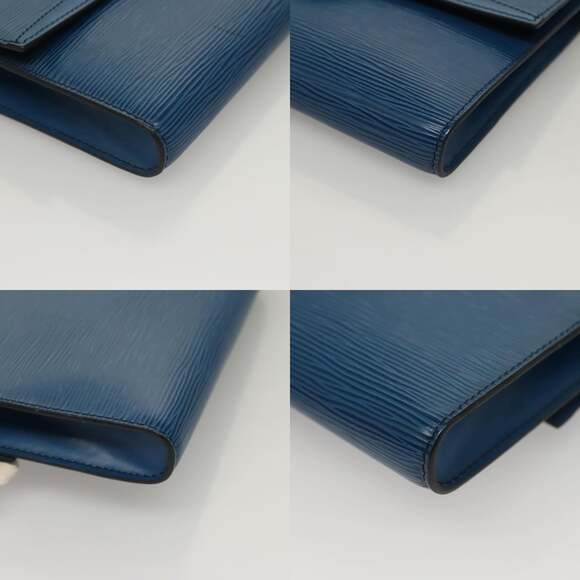 LOUIS VUITTON Epi Pochette Arche Shoulder Bag Blue M52575 - Picture 10 of 12